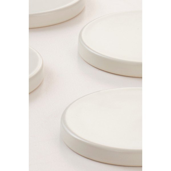Coasters crem 4 buc. din gresie ceramică Wilma – Jotex-image-2