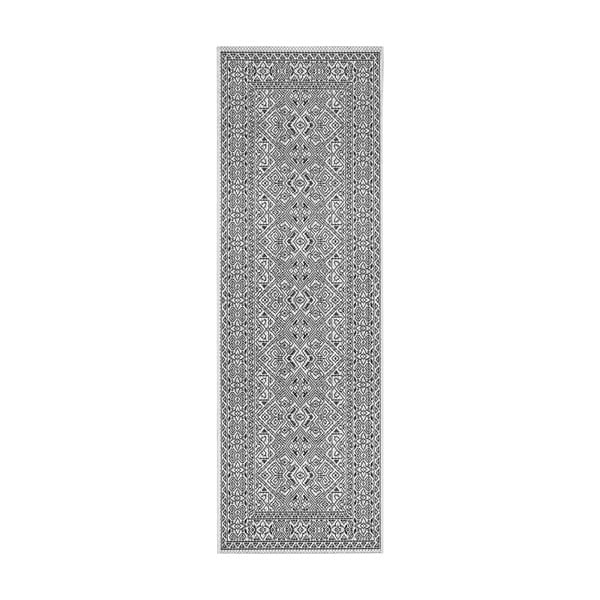 Covor adecvat pentru exterior NORTHRUGS Cuadrado, 70 x 300 cm, negru - bej