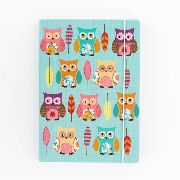 Caiet A5 GO Stationery Owls