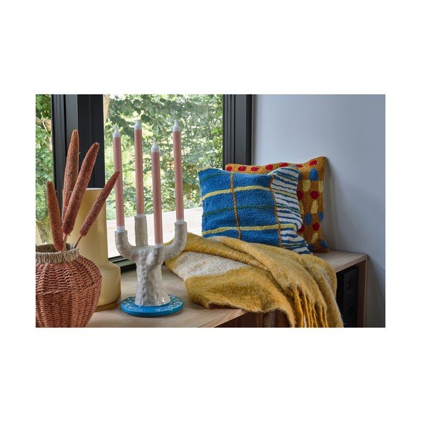 Cuvertură galbenă pentru o persoană 130x200 cm Styles - Villa Collection-image-2