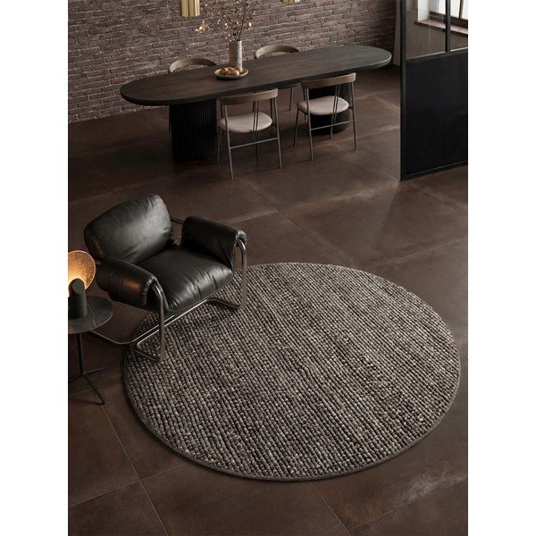 Covor gri închis rotund ø 200 cm Wilma – Villeroy&Boch-image-1