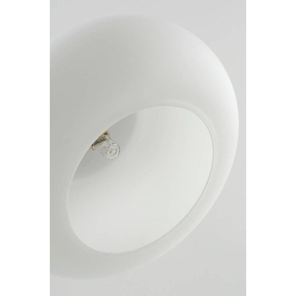 Lustră albă/argintiu-mat din sticlă opal ø 20 cm Thalia – Jotex-image-3