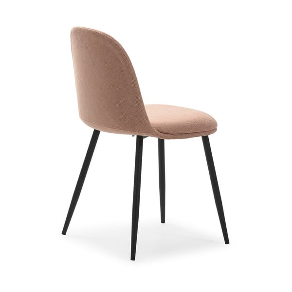 Scaune de dining roz-deschis 4 buc. Malila – Marckeric-image-4