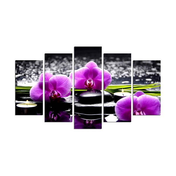 Tablou din mai multe piese Purple Blossom