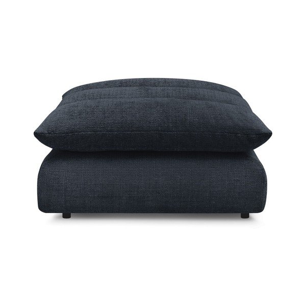 Taburet albastru închis cu tapițerie din chenille Neil – Bobochic Paris-image-3