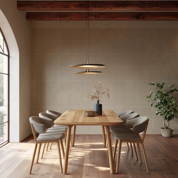 Panouri acustice 2 buc. din material textil 60x60 cm Light Linen – Styler-image-2