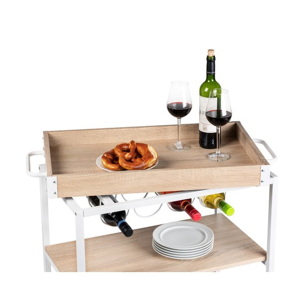 Măsuță de servire cu roți 40x80 cm Rustico – Wenko-image-3