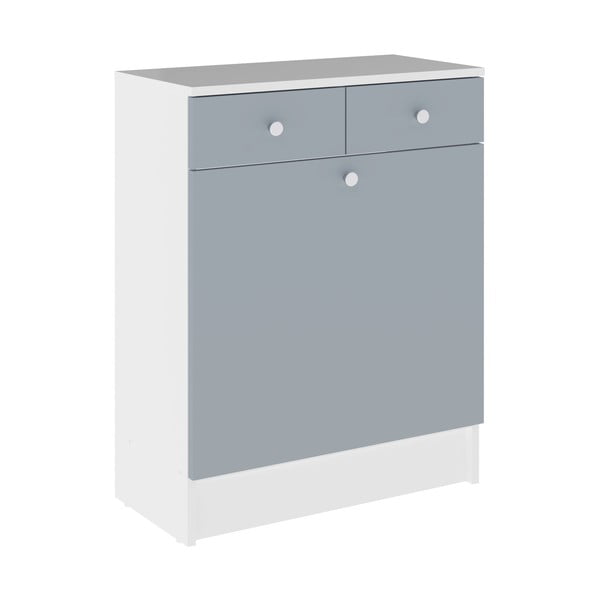 Dulap de baie alb-gri 60x82 cm Combi – TemaHome-image-2
