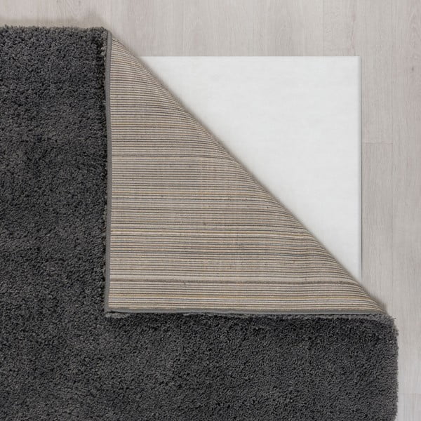 Covor gri antracit 200x200 cm – Flair Rugs-image-1