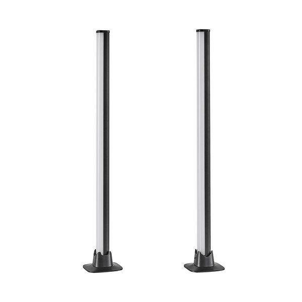 Veioză neagră LED din metal (înălțime 55 cm) Boy – Reality