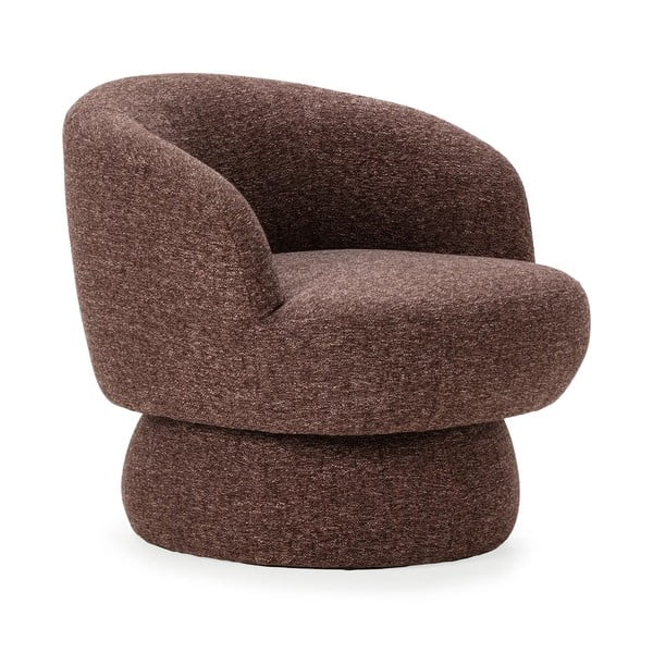 Fotoliu mov/maro pivotant Dali – MOME