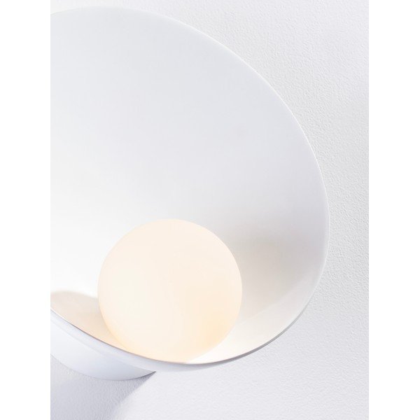Aplică de perete alb mat din oțel Minim – Nova Luce-image-3