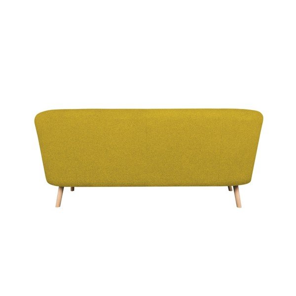 Canapea pentru 3 persoane Kooko Home Pop, galben -image-3
