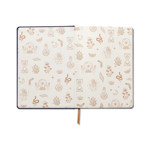Agendă nedadată 200 pagini A4 Mystic Icons – DesignWorks Ink-image-1