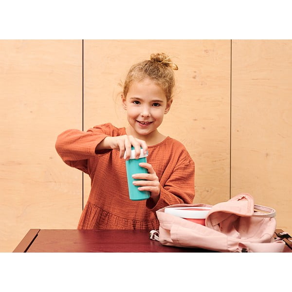 Sticlă pentru copii albă/albastru-deschis 400 ml Sailors bay – Mepal-image-1