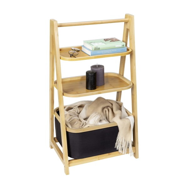 Etajeră de baie din bambus 44x80 cm Ecori – Wenko-image-2