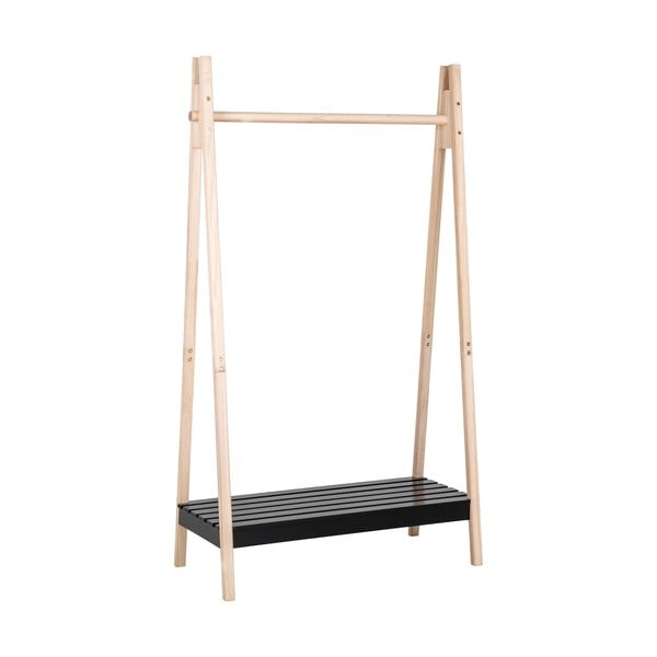 Suport de haine din lemn masiv negru pavlovnia Torino - House Nordic-image-4