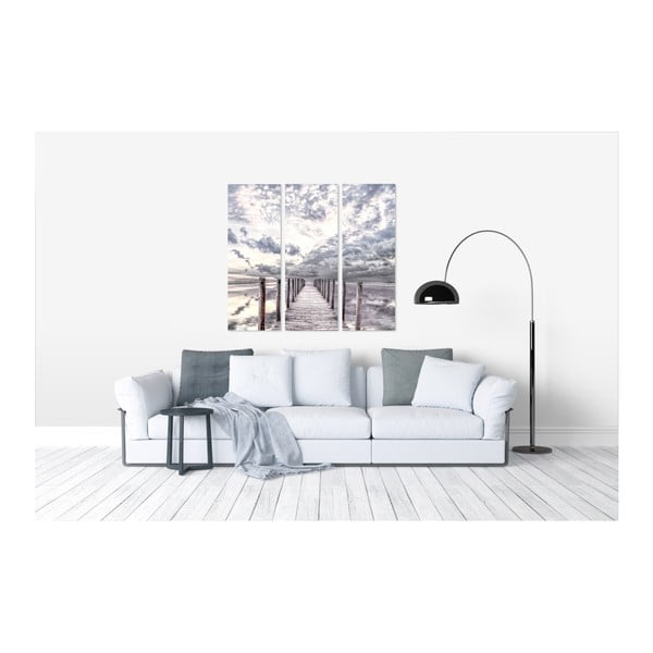 Tablou multicanvas din 3 piese Styler Canvas By The Sea, 81 x 75 cm-image-1