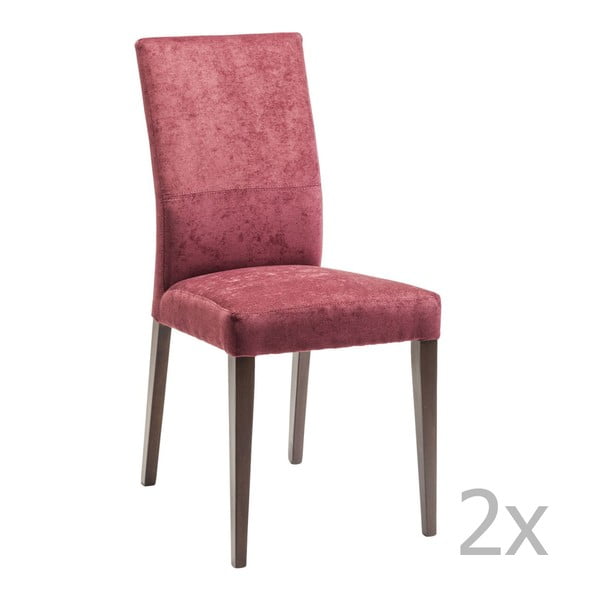 Set 2 scaune Kare Design Mara Berry, vișiniu