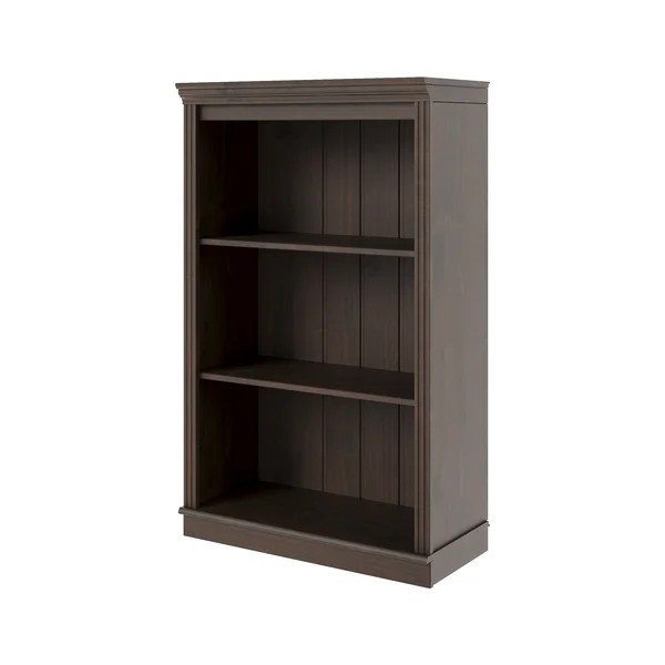 Bibliotecă maro închis din lemn de pin 74x118x35 cm Anita – Støraa-image-2
