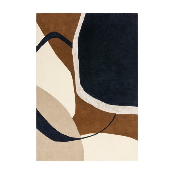 Covor cărămiziu handmade din lână 120x170 cm Matrix – Asiatic Carpets