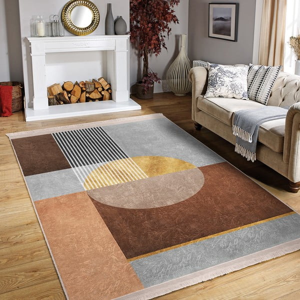 Covor gri/maro 160x230 cm – Mila Home-image-1