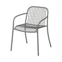 Scaun de grădină gri din metal Yua Wire – Blomus