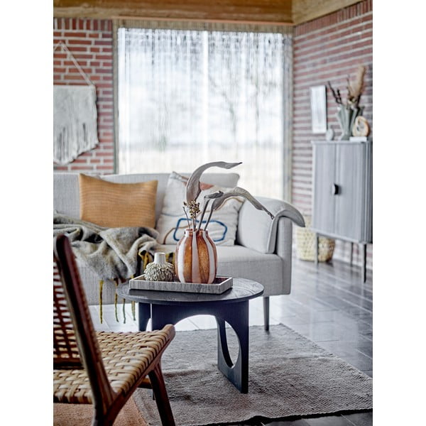 Vază maro din sticlă Mayah – Bloomingville-image-2