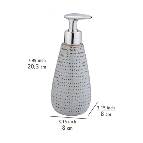 Dozator de săpun albastru din ceramică 0,35 l Bellante - Wenko-image-2