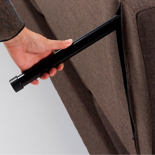 Canapea extensibilă La Forma Regor, gri închis-image-1