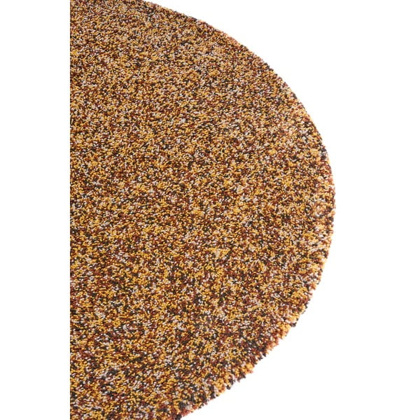 Covor în culoarea bronz rotund ø 160 cm Shag – Hanse Home-image-4