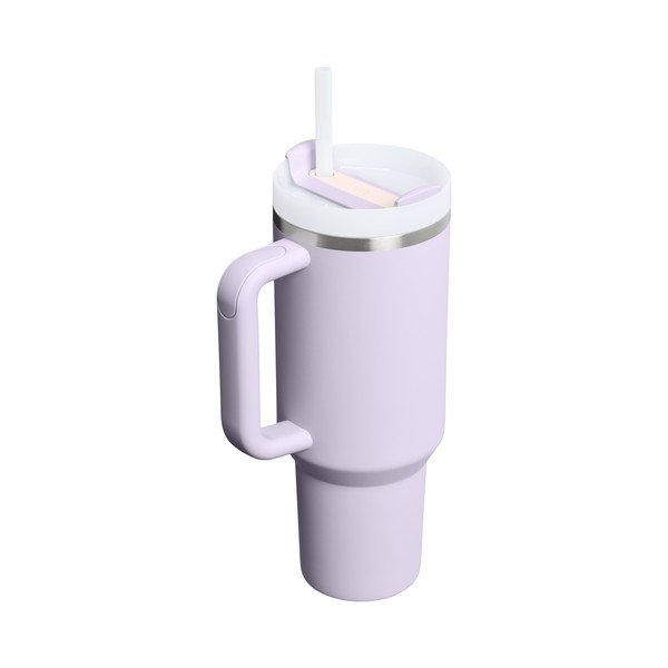 Termos mov lavandă cu pai din oțel inoxidabil 1,18 l Quencher H2.O FlowState™ Tumbler Purple Dust – Stanley-image-2