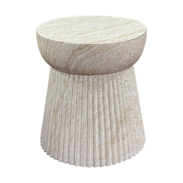 Măsuță de grădină rotundă din piatră ø 37 cm Bonn – House Nordic