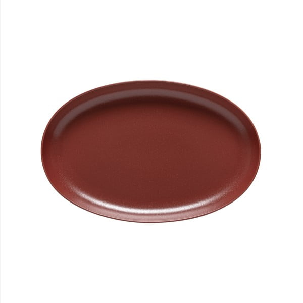 Platou de servire burgundy din gresie 32x20.5 cm Pacifica – Casafina