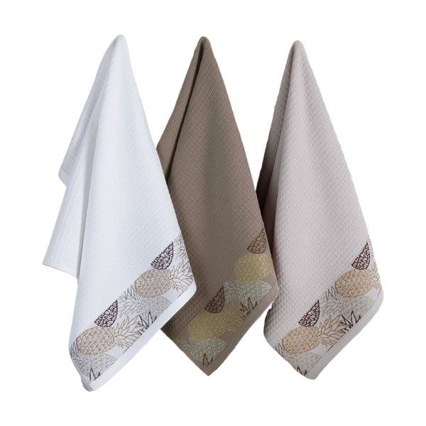 Prosoape de vase 6 buc. din bumbac 40x60 cm Pineapple – Foutastic