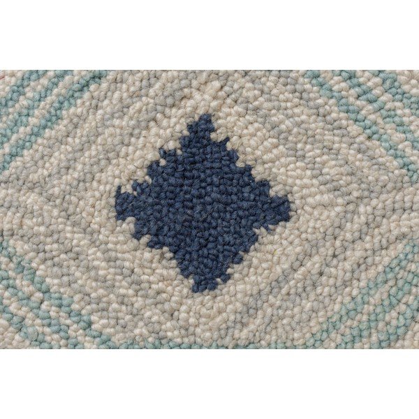 Covor din lână Flair Rugs Marco, 120x170 cm, albastru-bej-image-1
