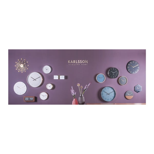 Ceas de perete Karlsson Charm, alb-image-2