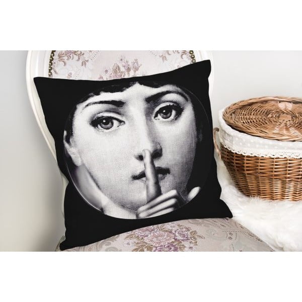 Față de pernă Minimalist Cushion Covers BW Smia, 45 x 45 cm-image-2