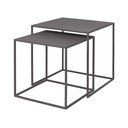 Măsuțe de cafea gri 2 buc. din metal 40x40 cm Fera – Blomus