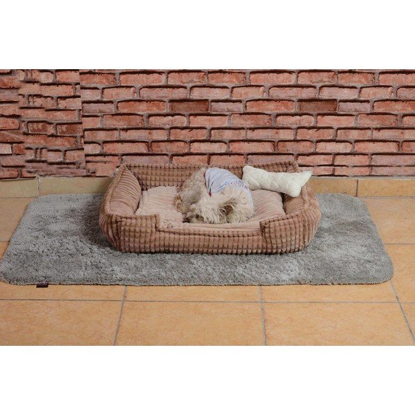 Pat de pluș bej pentru animale de companie Nest - Lydia&Co-image-3