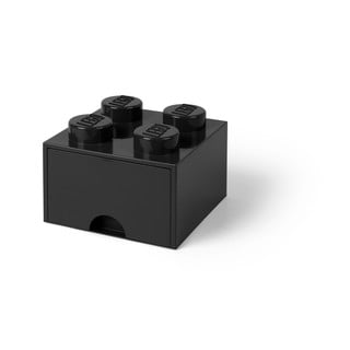 Cutie pătrată pentru depozitare LEGO®, negru