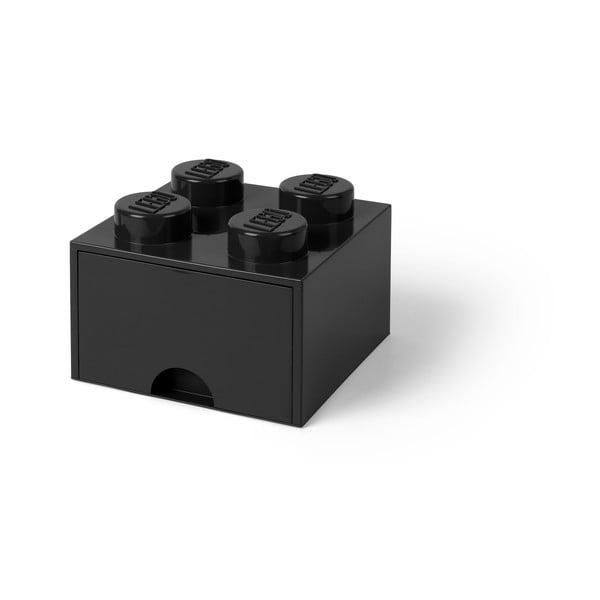 Cutie pătrată pentru depozitare LEGO®, negru