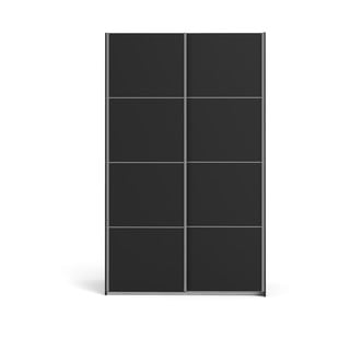 Șifonier Tvilum Verona, 122x202 cm, negru