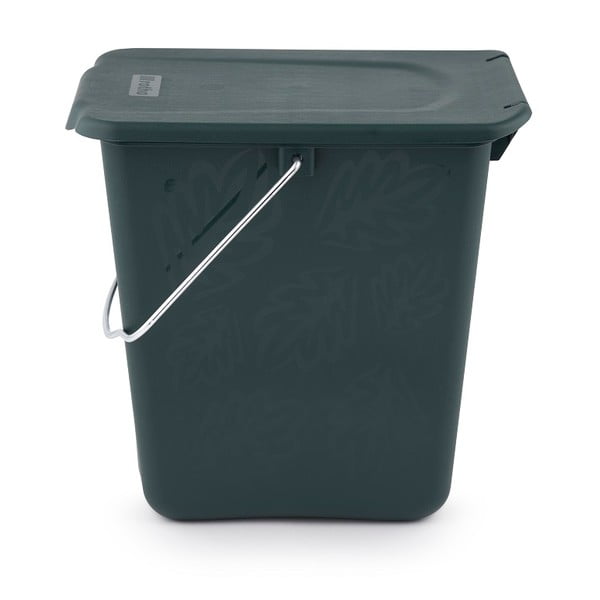 Container pentru deșeuri compostabil verde închis 7 l Greenlije - Rotho-image-2