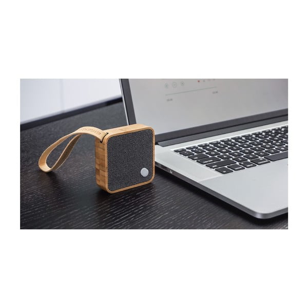 Difuzor bluetooth Gingko Square, maro deschis-image-3