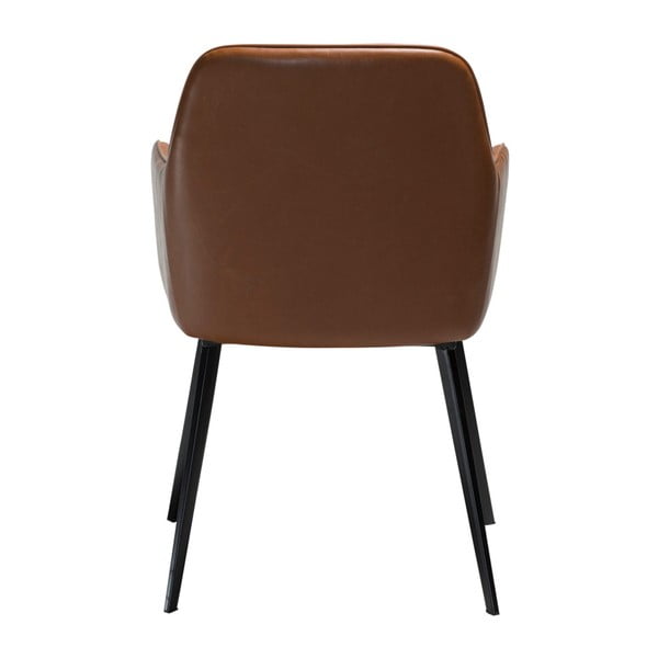 Scaun din piele artificială DAN-FORM Denmark Embrace Vintage, maro-image-4