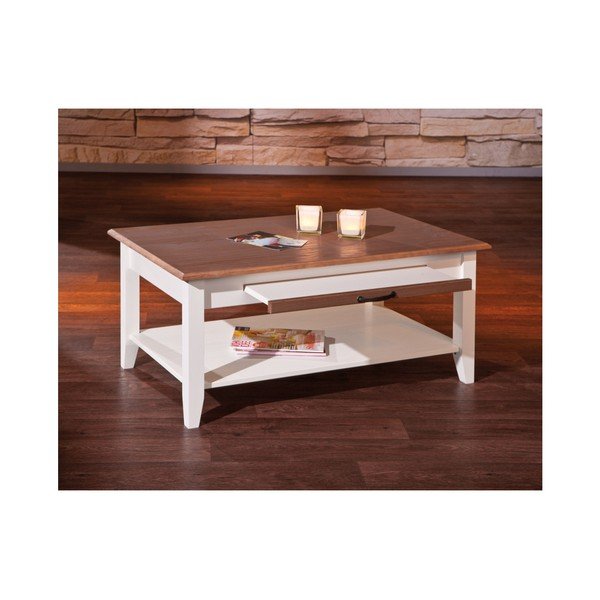 Măsuţă de cafea din lemn masiv de pin Interlink Cassala-image-4