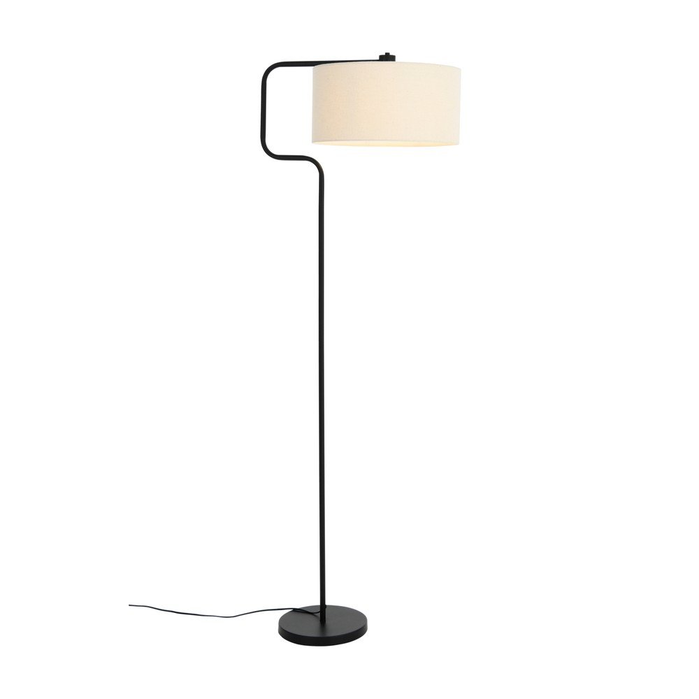 Lampadar negru/crem din material textil (înălțime 160 cm) Josho – Ellos Home