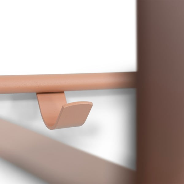 Cuier de perete somon cu raft din metal 100 cm Rex – Spinder Design-image-1