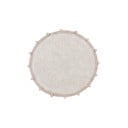 Covor pentru copii crem lavabil/țesut manual din bumbac ø120 cm Bubbly Vintage Nude – Lorena Canals